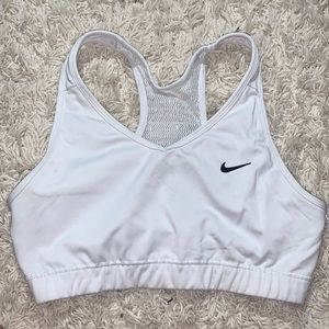 White Nike Sports Bra